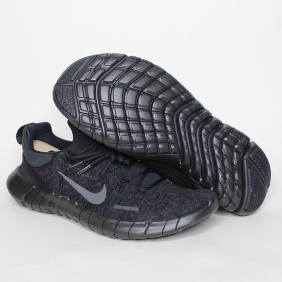 Nike Free Run 5.0 Next Nature Black Off Noir Men’s Shoes Size 12 CZ1884-004 NEW - Picture 7 of 8